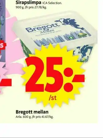 ICA Supermarket Bregott Smörvariant erbjuda