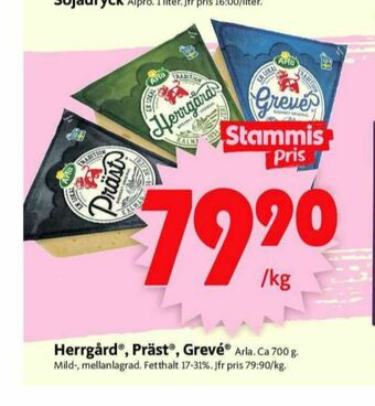 ICA Supermarket Arla Prästost erbjuda