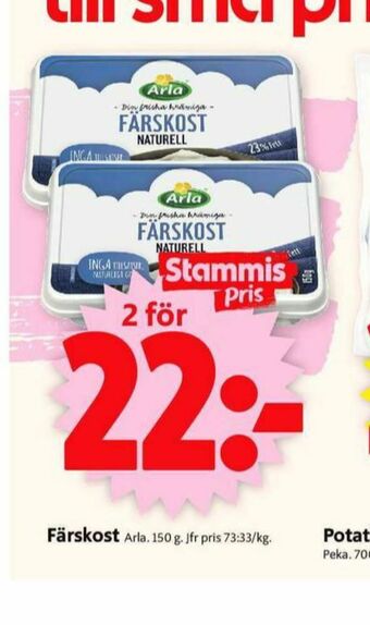 ICA Supermarket Arla Färskost erbjuda
