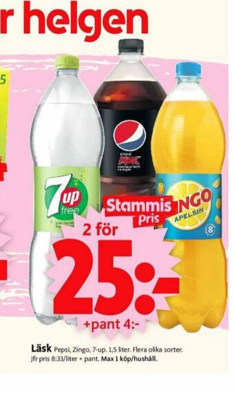 ICA Supermarket Zingo Läskedryck erbjuda