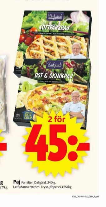 ICA Supermarket Dafgårds Matpajer erbjuda