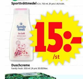 ICA Supermarket Family Fresh Duschtvål erbjuda
