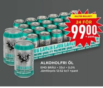 Willys Ljus Lager Premium Öl erbjuda