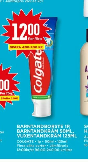 Willys Colgate Tandborste erbjuda