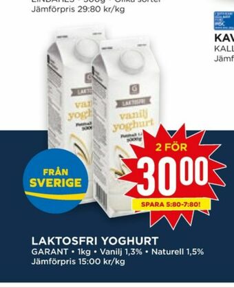 Willys Hemma Garant Yoghurt erbjuda