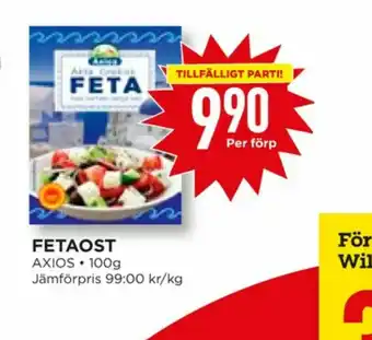 Willys Hemma Axios Fetaost erbjuda