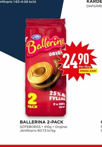 Willys Hemma Ballerina Kaffekex erbjuda