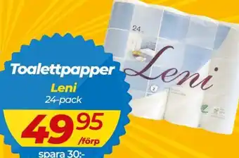 Toalettpapper Leni 24-pack