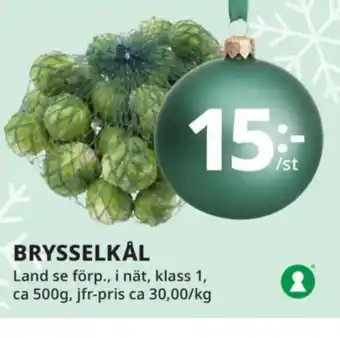 Tempo BRYSSELKÅL erbjuda