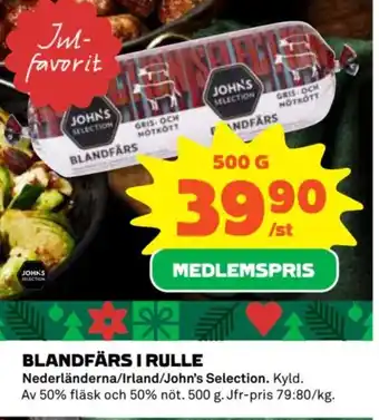 Coop Daglivs BLANDFÄRS I RULLE erbjuda