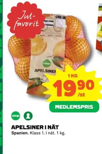 Coop Daglivs APELSINER I NÄT erbjuda