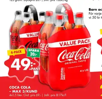 ÖoB Coca cola läskedryck erbjuda