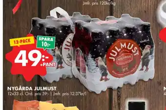 ÖoB Nygårda julmust erbjuda