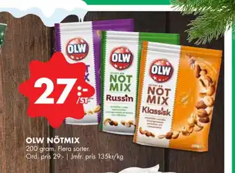 ÖoB Olw nötmix erbjuda