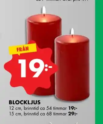 ÖoB Noble house blockljus erbjuda