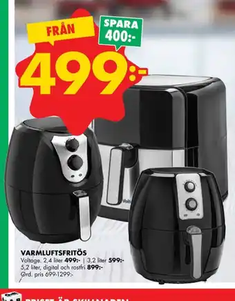 ÖoB Voltage fritös erbjuda