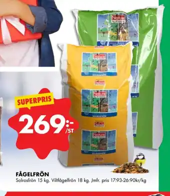 ÖoB Nature solrosfrön erbjuda