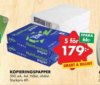 ÖoB Kopieringspapper erbjuda