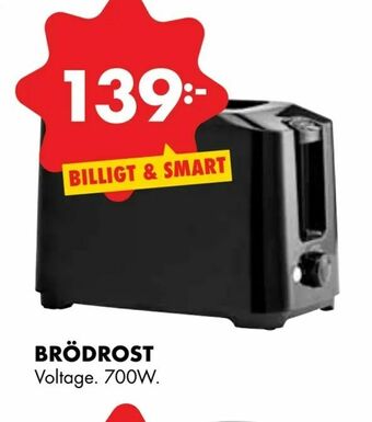 ÖoB Brödrost erbjuda