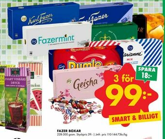 ÖoB Fazer boxar erbjuda