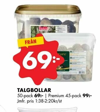 ÖoB Talgbollar erbjuda