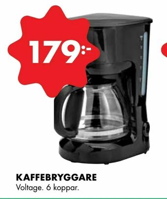 ÖoB Kaffebryggare erbjuda