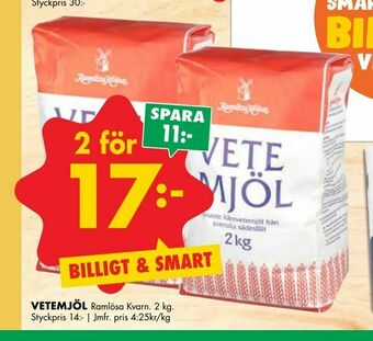 ÖoB Vetemjöl erbjuda