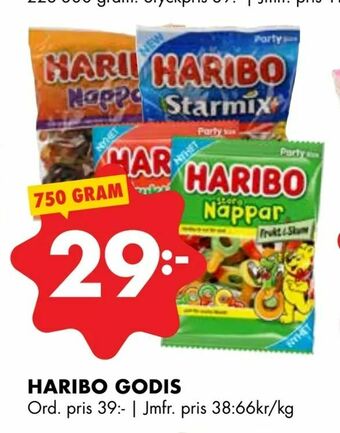 ÖoB Haribo godis erbjuda