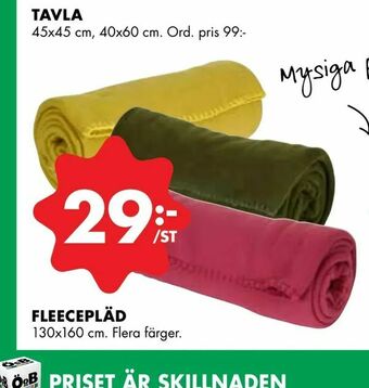 ÖoB Fleecepläd erbjuda