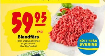 City Gross Blandfärs erbjuda