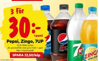 City Gross Pepsi Max Läskedryck erbjuda
