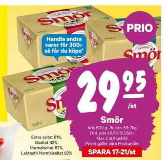 City Gross Svenskt Smör Smör erbjuda