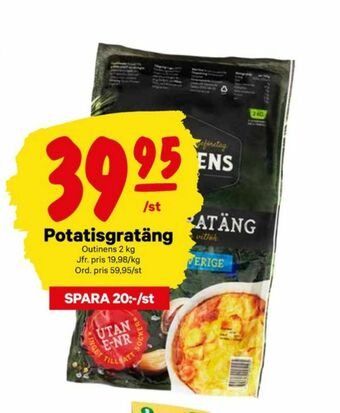 City Gross Outinen Potatisgratäng erbjuda