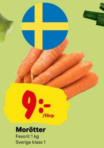 City Gross Favorit Morötter erbjuda