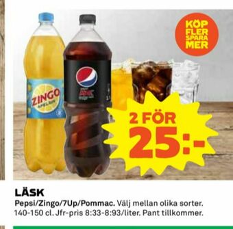 Coop Pepsi Max Läskedryck erbjuda