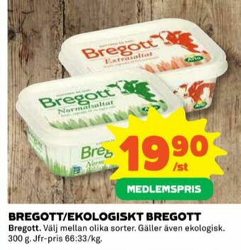Coop Bregott Smörvariant erbjuda