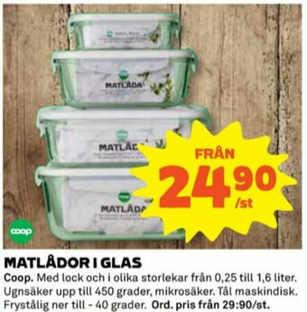 Coop Coop Matlådor erbjuda