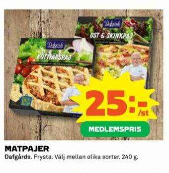 Coop Dafgårds Matpajer erbjuda