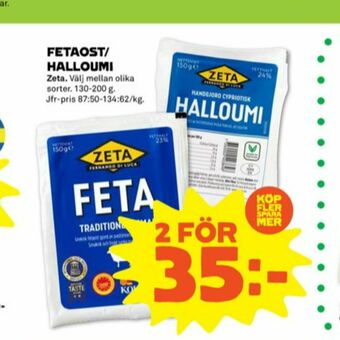 Coop Forum Zeta Fetaost erbjuda