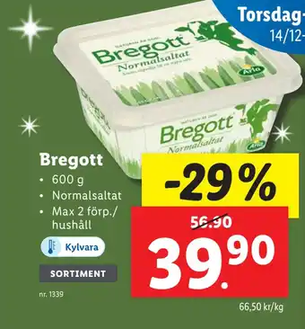 Lidl Bregott erbjuda