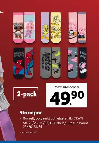 Lidl Strumpor erbjuda
