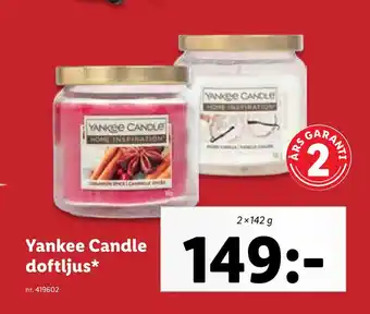 Lidl Yankee candle doftljus erbjuda