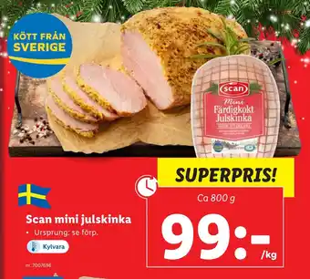 Lidl Scan mini julskinka erbjuda
