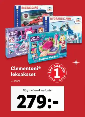 Lidl Clementoni leksaksset erbjuda