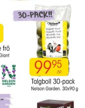 EKO Nelson garden talgbollar erbjuda