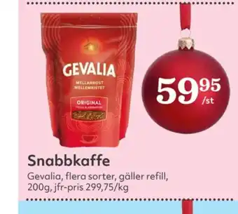 Hemköp Gevalia instant kaffe erbjuda