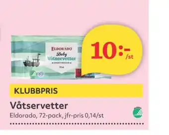 Hemköp Eldorado tvättservetter erbjuda