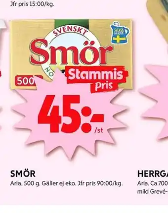 ICA Kvantum Svenskt smör erbjuda