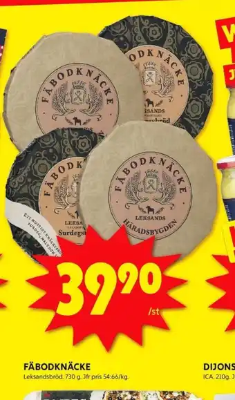 ICA Kvantum Fäbodknäcke knäckebröd erbjuda
