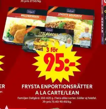 ICA Maxi Dafgårds färdigrätter erbjuda